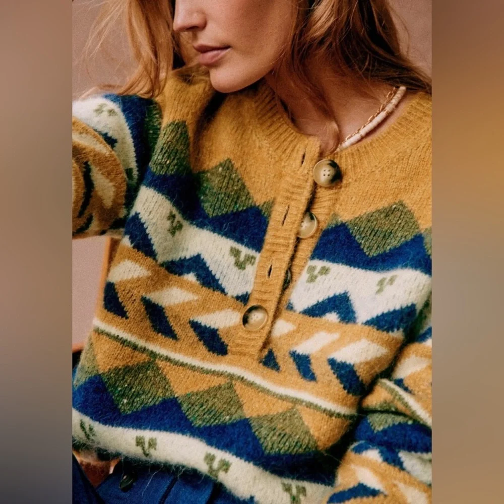Sezane | NWOT Georges Jumper Multicolor Small